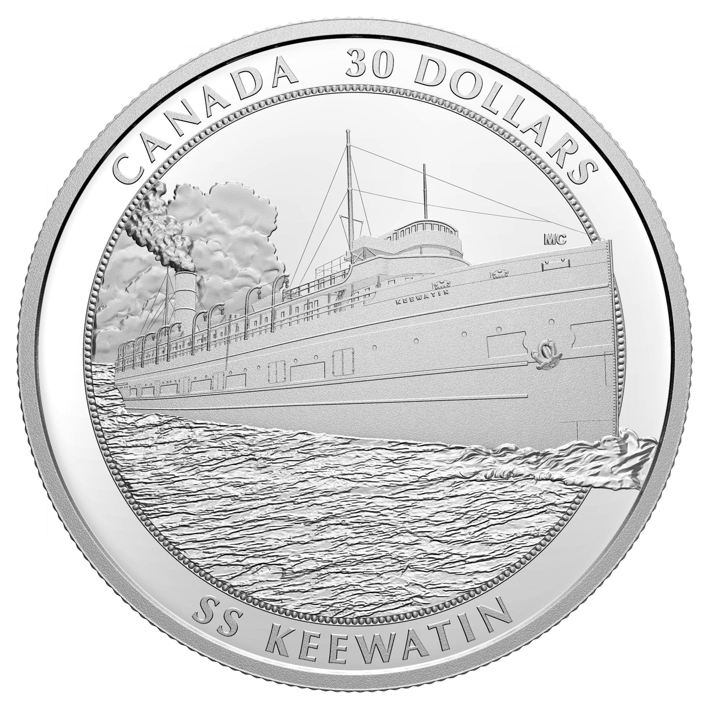 SS Keewatin - 2020 Canada 2 oz Pure Silver Coin - Royal Canadian Mint
