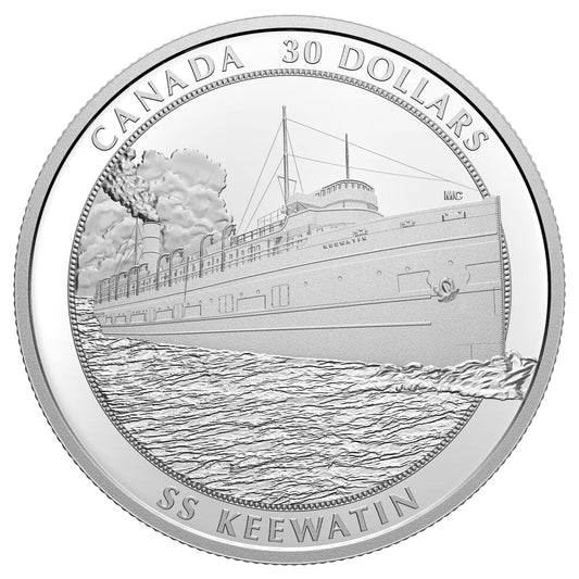 SS Keewatin - 2020 Canada 2 oz Pure Silver Coin - Royal Canadian Mint