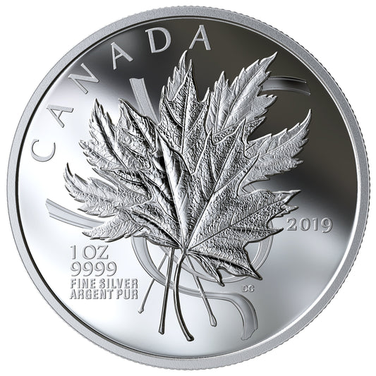 The Beloved Maple Leaf - 2019 Canada 1 oz Pure Silver Coin - Royal Canadian Mint