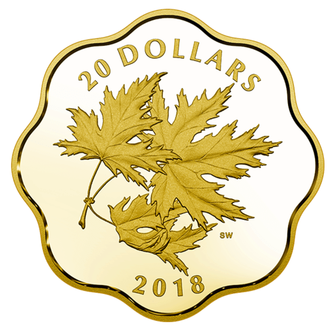 Fine Silver Coin - Iconic Maple Leaves (2018)