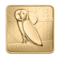 Sterling Silver Gold Plated Coin - Barn Owl (2010)