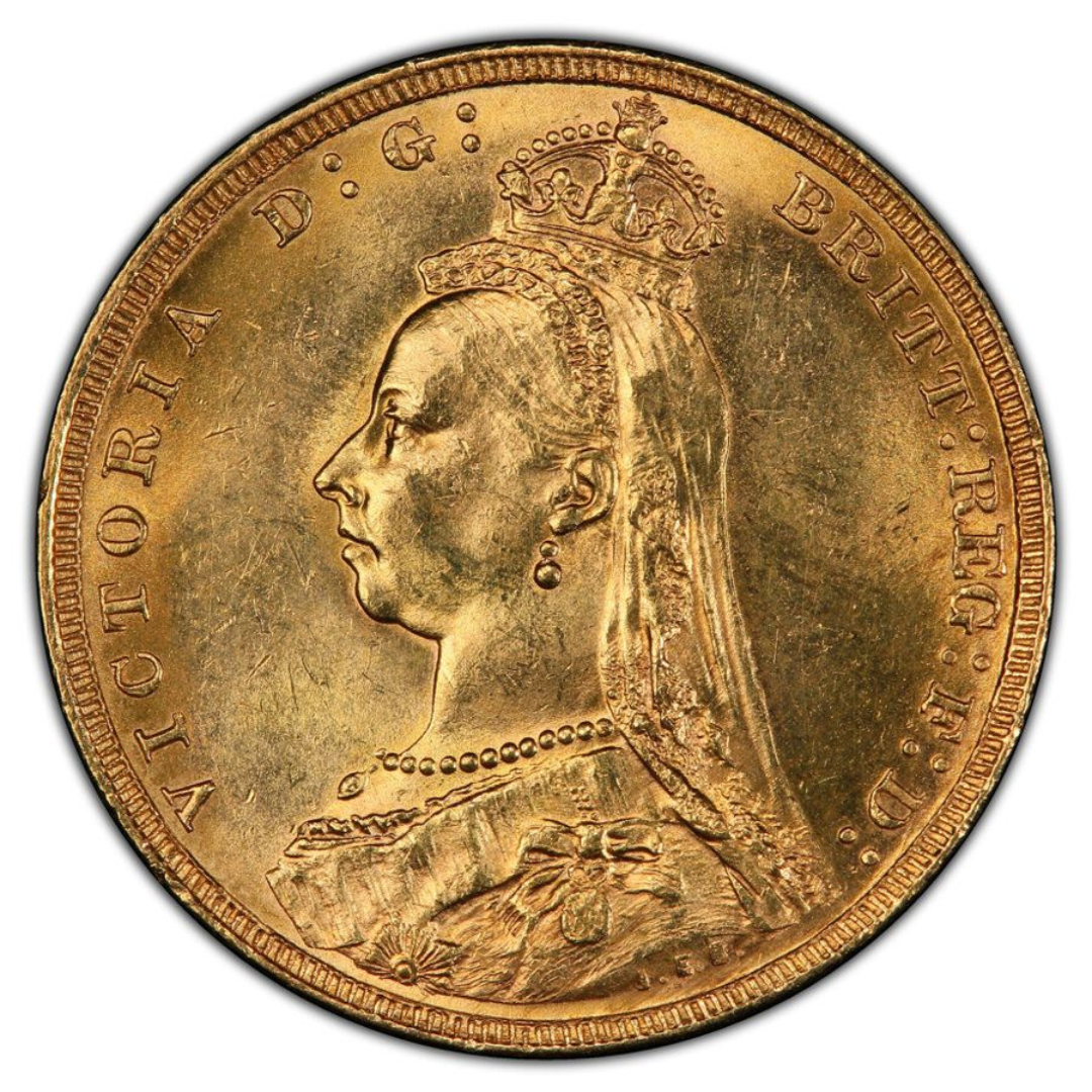 Gold Sovereign Coin - Random Year Victoria - .9167 Au - United Kingdom