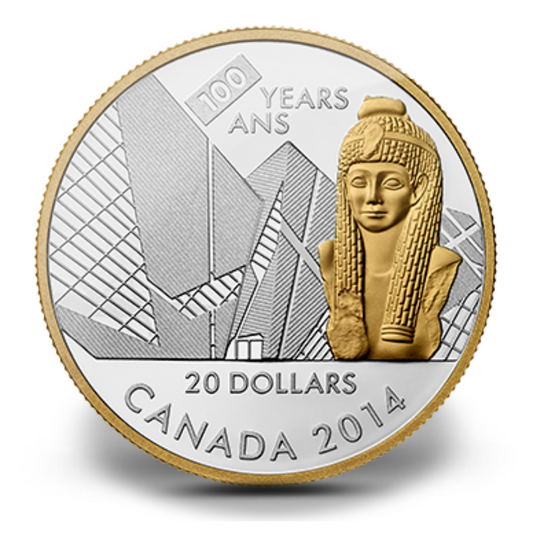 1 oz. Fine Silver Coin - 100th Anniversary of the Royal Ontario Museum - Mintage: 8,500 (2014)