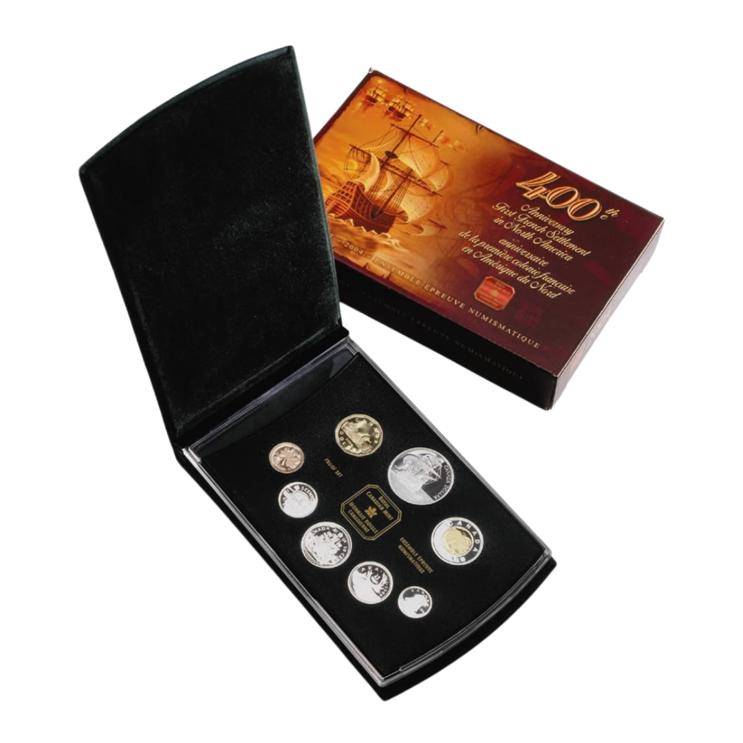 400th Anniversary of the First French Settlement in North America - Proof Set (2004)