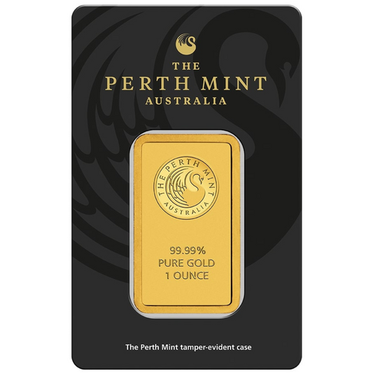 1 oz Gold Bar - Perth Mint - .9999 Au