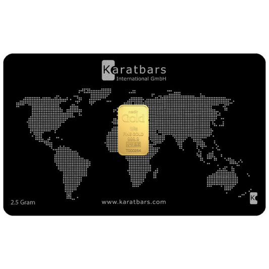 2.5 g Gold bar -  .9999 AU - Karatbars