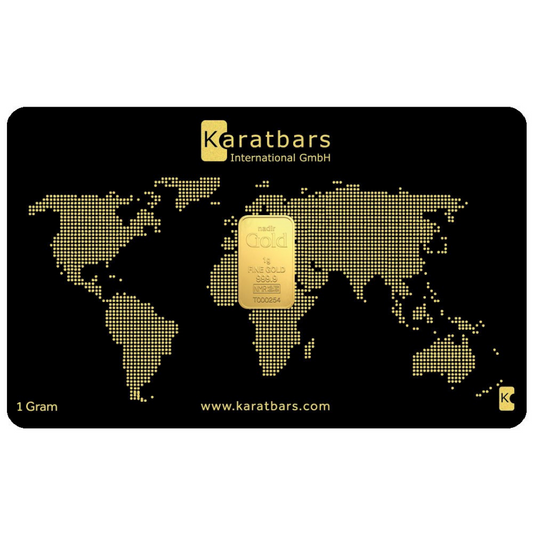 1 g Gold bar -  .9999 AU - Karatbars