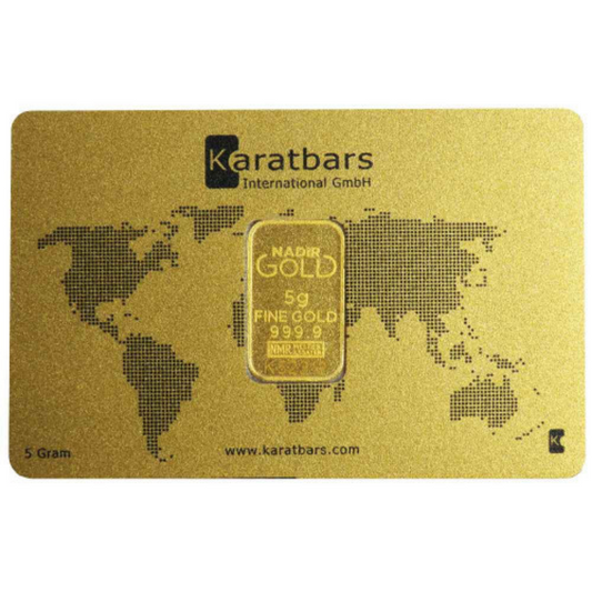 5 g Gold bar -  .9999 AU - Karatbars