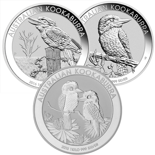 1 Kilogram Kookaburra Coin - Random Year - Perth Mint .999 Ag