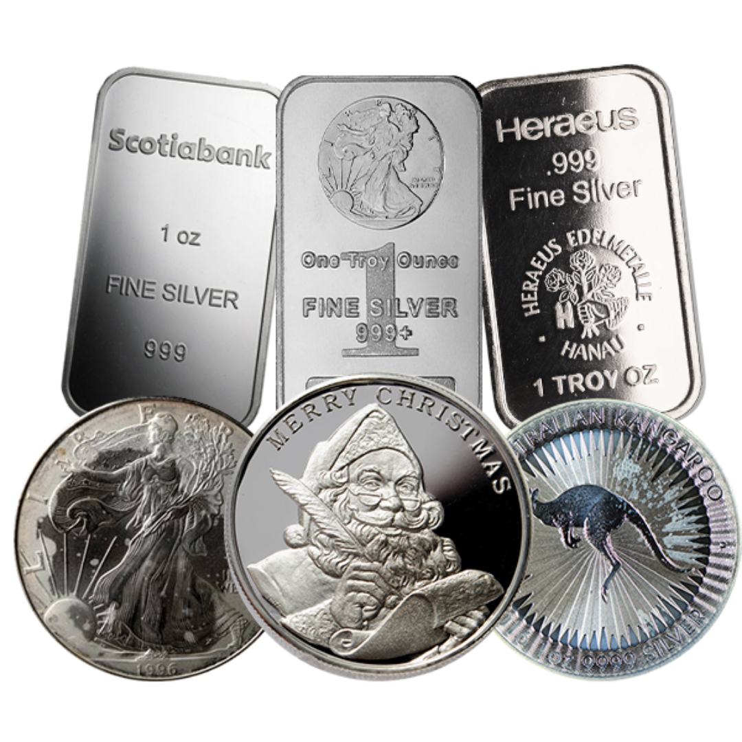 1 oz of Fine Silver | Coin Bar Round | Pre Owned | .999+ Ag – Global ...