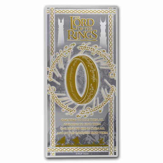 The Lord of the Rings - 3 Grams Pure Silver Note (2022)